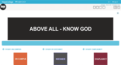 Desktop Screenshot of moodle.hopecollege.com
